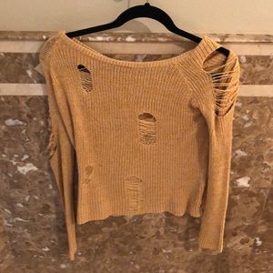 BKE Distressed sweater